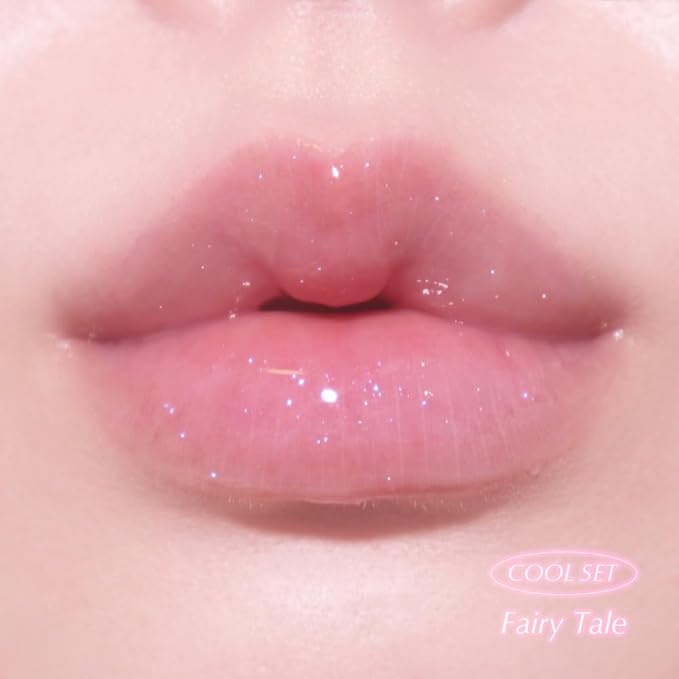 Keep In Touch Jelly Plumper Tint: Tea & Twinkle | Non-Sticky, Long-Lasting Lip Gloss | Vegan and Cruelty-Free Korean Lip Tint (Fairy Tale)-Velvo Beauty