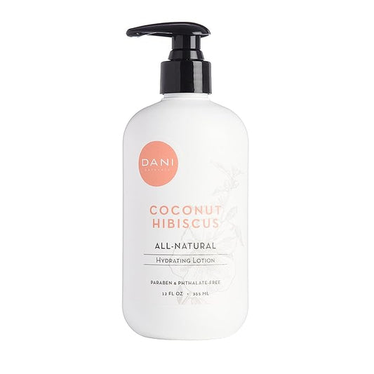 Naturals Hand & Body Lotion - Coconut Hibiscus Scented, Moisturizing & Nourishing Lotion for Dry Skin, Deep Hydration with Natural & Organic Ingredients, Paraben-Free, Vegan & Cruelty-Free, 12 Oz-Velvo Beauty