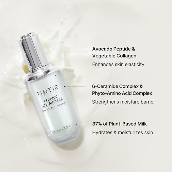 TIRTIR Ceramic Milk Ampoule (1.35 Fl Oz)-Velvo Beauty