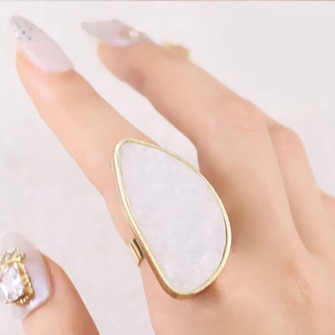 4pcs Ring Palette Nail Art Palette Blending Palette Pigment Palette Lip Color Palette Foundation Palette Rings Tools Manicure Palette Color Display Plate Mix Decorate Nail Set-Velvo Beauty