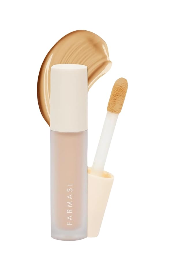 FARMASI Vfx Pro Liquid Concealer Makeup, All-in-one Full Coverage, Highly Pigmented Concealer for All Skin Type, Hide Shadows & Imperfections, Enhance Skin Fullness Foundation Concealer 0,24 Fl Oz N08-Velvo Beauty