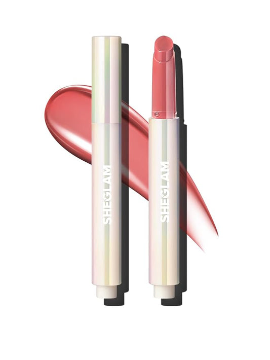 SHEGLAM PoutPerfect Moisturizing Solid Lip Gloss Non Sticky Lipstick with Coconut Oil - Pink Flamingo-Velvo Beauty