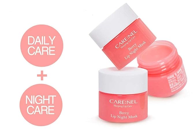 CARENEL Lip Sleeping Mask 5g (Berry 3Set) - Lip gloss Cream - Overnight Treatments Lip Balm-Velvo Beauty