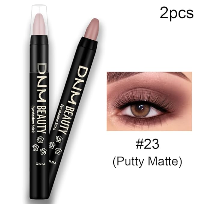 evpct 2Pcs Cream Eyeshadow Sticks Set for Eyes Waterproof, Putty Matte Eye shadow Stick Pencil Pen Bulk sombras en crema para ojos 23+23-Velvo Beauty