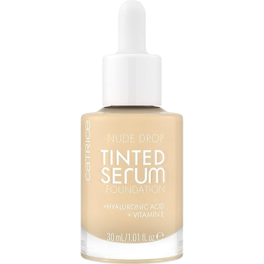 Catrice | Nude Drop Tinted Serum Foundation | Lightweight, Hydrating, Buildable Coverage | Enriched with Hyaluronic Acid & Vitamin E | Vegan & Cruelty Free (010N)-Velvo Beauty