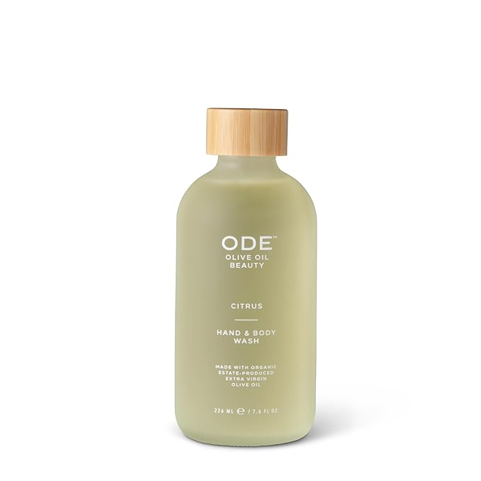 McEvoy Ranch Citrus Hand & Body Wash (2-pack) by ODE Olive Oil Beauty, Organic EVOO, California Made, Nourishing Foaming Wash-Velvo Beauty