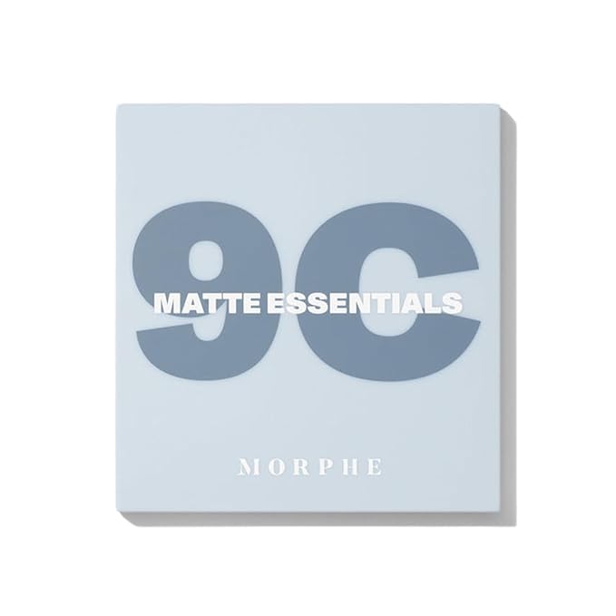 Morphe 9C Matte Essentials Artistry Palette - Cool-Toned Makeup Palette with All-Matte Finishes - Highly Pigmented Eye Makeup with a Blendable & Buildable Formula (0.35 oz)-Velvo Beauty