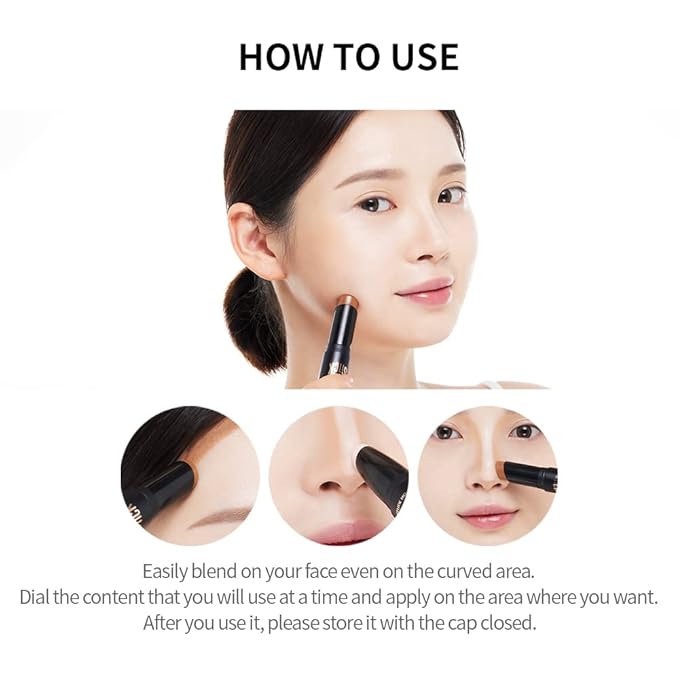 ETUDE Play 101 Stick Contour Duo #1 (21AD) | Creamy Shading and Highlighter Duo for Easy Contouring Makeup| Kbeauty-Velvo Beauty