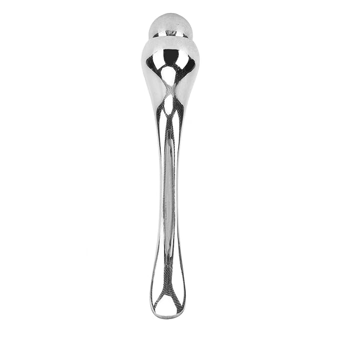 Eye Cream Massage Stick Magnetic Double Head Eye Cream Applicator for Facial Skin Care Silver-Velvo Beauty