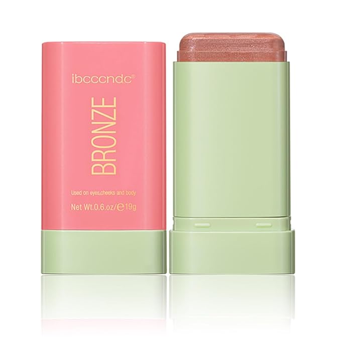 Multi-Use Makeup Blush Stick, Beauty Tinted Solid Blush Stick,Facial Contouring Highlight & Brighten Face Stick, Waterproof Moisturizer Stick, Suitable for All Skin (1#Warm Glow)-Velvo Beauty