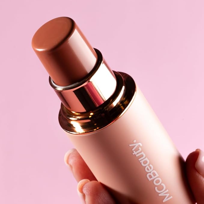 MCoBeauty Baby Face Multi-Use Cream Stick, Chouchou Nude Peach Shade, Silky Smooth, Buildable Blush for Eyes, Lips & Cheeks, Vegan, Cruelty Free Cosmetics-Velvo Beauty