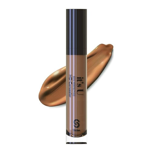 Sistar it's U Skin Perfecting HD Concealer Full Coverage Lightweight Long Lasting Correcting Liquid Contour Cover Masker Makeup 5 ml / 0.17 fl. oz (Brownie)-Velvo Beauty