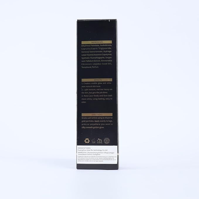 Liyalan Shimmer Body Oil Bronze Gold 5 Color Bronze 3.38 Fl Oz Face Glow Pearl Highlighter Illuminator body Makeup Shine Glitter Gold Liquid Taning-Velvo Beauty