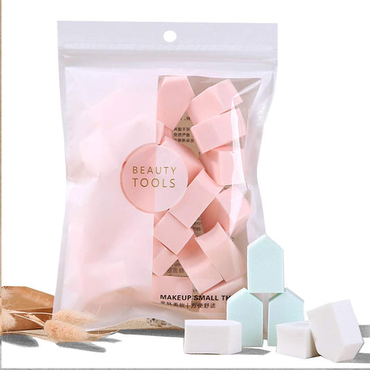 25 PCS Makeup Blenders Sponges Set, Use for Dry and Wet, Perfect for Full Face Curve Blending, Cream, Liquid, Powder Foundation Cosmetics, Latex Free & Soft & Flexible, Pentagon-Velvo Beauty