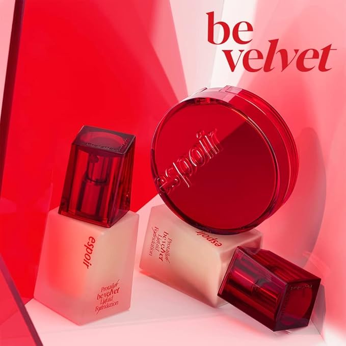 Espoir Pro Tailor Foundation Be Velvet SPF22 PA++ #5 Beige 1.01 fl oz | Powerful Lastingness Cover | Thin Coverage Improving Skin Texture | Velvety Formula without any Dry Feeling | Korean Makeup-Velvo Beauty