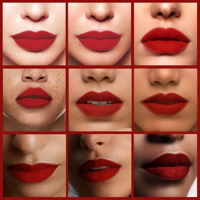 PASSIONCAT Long Lasting Lip Stain for Lips and Cheek Tint | High Pigment Color | lightweight Matte Finish | Weightless | Full Coverage | Twist Velvet Tint #4 (No.4)-Velvo Beauty