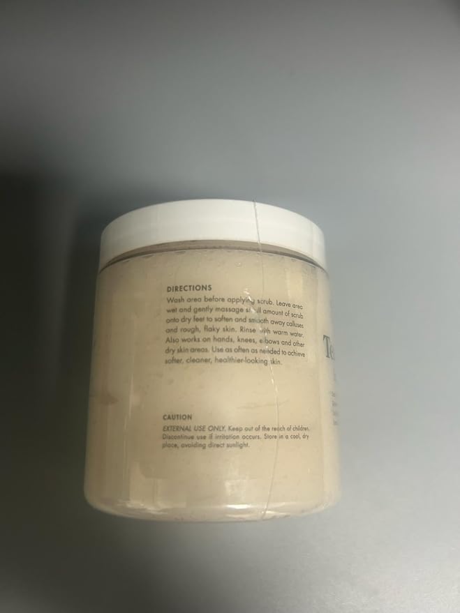 MAJESTIC PURE Tea Tree Foot & Body Scrub with Tea Tree Oil, Exfoliating Salt Scrub to Exfoliate & Moisturize Skin, Deep Cleansing - 10 oz-Velvo Beauty