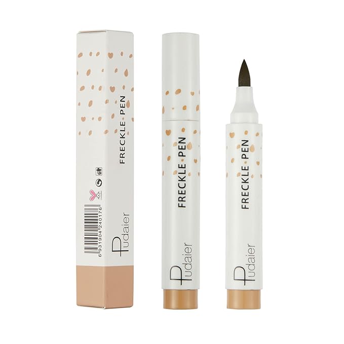 Freckle Pen 2 Pcs Light Brown Natural Like Face Freckle Makeup Pen 0.17 Fl Oz-Velvo Beauty