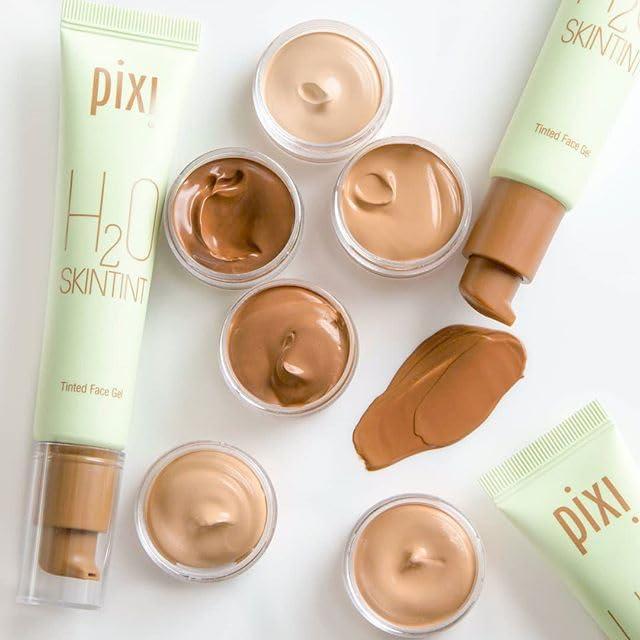 Pixi H2O SkinTint Tinted Face Gel, 1.2 fl oz / 35 ml, Nude-Velvo Beauty
