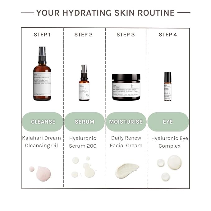 Evolve Organic Beauty - Natural Hyaluronic Eye Complex | Small-Batch, Vegan Clean Beauty (0.3 fl oz | 10 mL)-Velvo Beauty