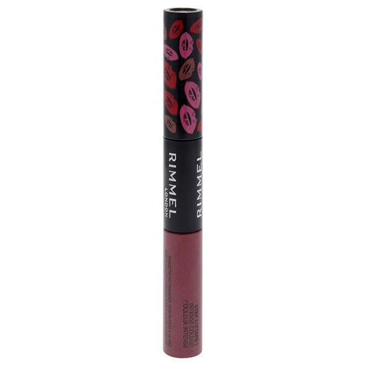Rimmel London Provocalips 16hr Kiss-Proof Lip Color - Two-Step Liquid Lipstick to Lock in Color and Shine - 005 Just Teasing, .14 fl.oz.-Velvo Beauty