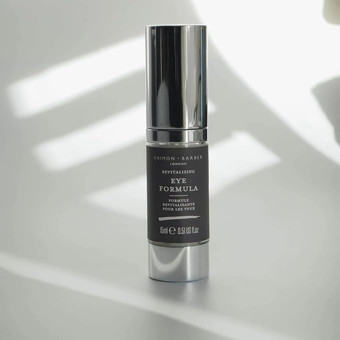 Daimon Barber Age Defence Eye Formula, Eye Cream for Men, Deeply Moisturises and Reduces Dark Circles and Fine Lines, with Mango Butter and Vitamin A, Unfragranced 15ml-Velvo Beauty