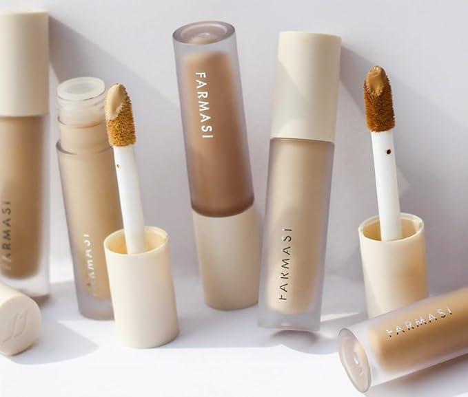FARMASI Vfx Pro Liquid Concealer Makeup, All-in-one Full Coverage, Highly Pigmented Concealer for All Skin Type, Hide Shadows & Imperfections, Enhance Skin Fullness Foundation Concealer 0,24 Fl Oz C11-Velvo Beauty