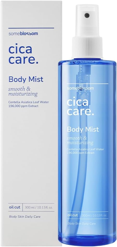 Body Mist Spray Soothing & Moisturizing (10.14 Fl Oz / 300ml), CICA, AHA, PHA, Niacinamide, Hyaluronic Acid Complex for Body, pH ballanced for Sensitive Skin, Korean Skincare-Velvo Beauty