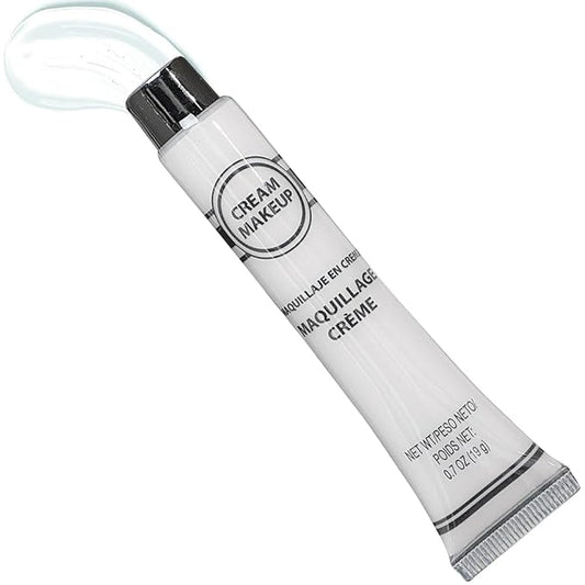 White Cream Makeup Costume Accessory - 0.7 Oz, 1 Count - Bold and Long-Lasting - Easy-to-Apply & Full Coverage For Exceptional Transformations-Velvo Beauty