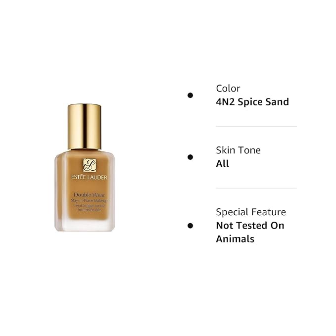 Estée Lauder 'Double Wear' Stay-in-Place Liquid Makeup #4N2 Spiced Sand- 1oz-Velvo Beauty