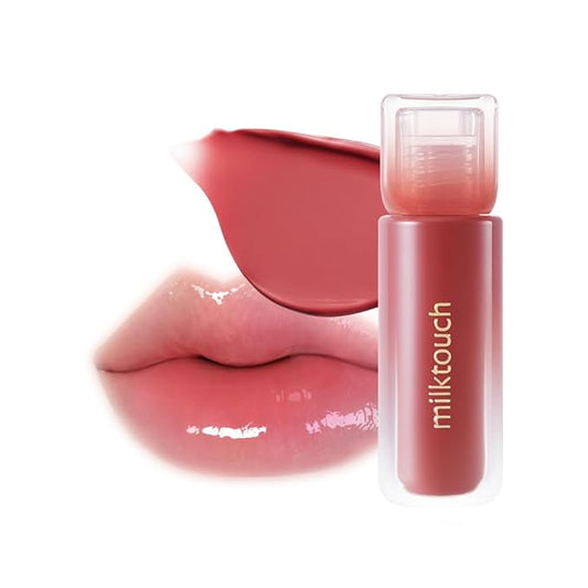 MILKTOUCH Dew Stain Sheer Lip Gloss (06 Rose Demure, 0.14 Fl Oz (Pack of 1))-Velvo Beauty