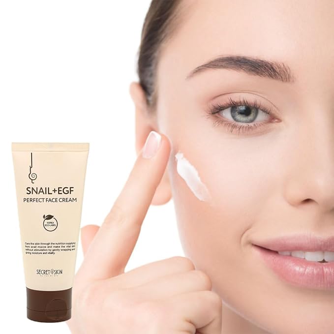 SECRET SKIN Snail+EGF Perfect Cream Wrinkle Bounce Firming Fine line Care Korean Skin Care (#02 Face Cream)-Velvo Beauty