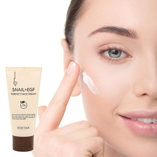 SECRET SKIN Snail+EGF Perfect Cream Wrinkle Bounce Firming Fine line Care Korean Skin Care (#02 Face Cream)-Velvo Beauty