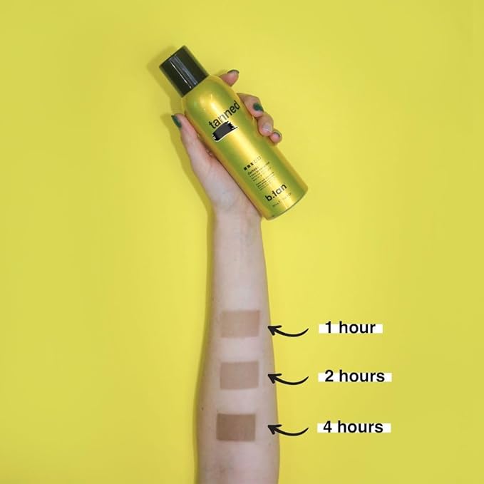 b.tan Self Tanner Bronzing Mist | Fast, 1 Hour Express Sunless Tanning Spray, No Fake Tan Smell, Dark Bronzing Glow, Face & Body, No Added Nasties, Vegan & Cruelty Free, 7 Fl Oz-Velvo Beauty