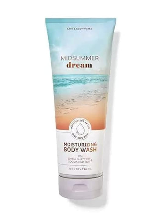 Bath and Body Works Midsummer Dream Moisturizing Body Wash 10 fl oz / 296 mL-Velvo Beauty