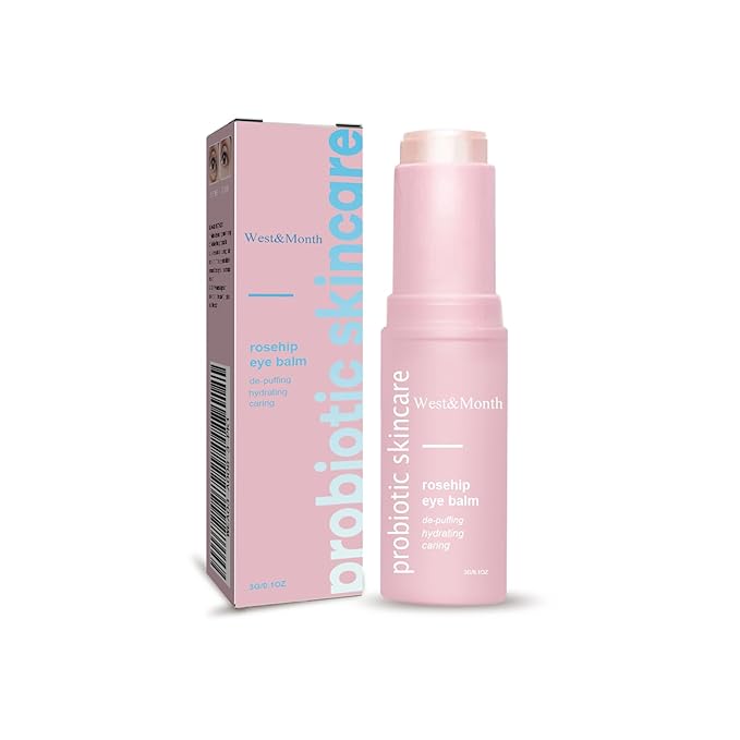 Rosehip Eye Cream Stick, Moisturizing, Hydrating, Lightens Lines and Dark Circles, Lifting, Firming-Velvo Beauty