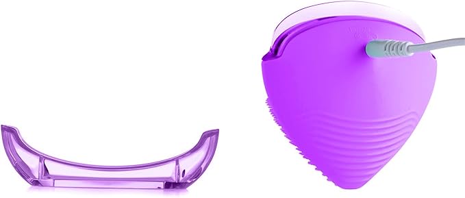 Pop Sonic Strawberry 3 in 1 Skin Exfoliating Cleanser Clean Massage Exfoliate (Purple)-Velvo Beauty