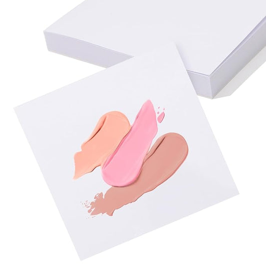 Makartt Gel Nail Polish Palette Paper, Disposable Nail Art Mixing Palette Papers Portable Waterproof Nail Art Drawing Makeup Palette Nail Gel Mixing Tool Nail Supplies Home Salon 50PCS-Velvo Beauty