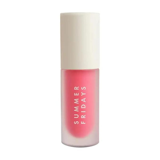 Summer Fridays Dream Lip Oil - Tinted Lip Oil with Moisturizing Sheer Coverage, High-Shine and Deep Hydration - Non-Sticky Formula for Long-Lasting Softness - Pink Cloud (0.15 Oz)-Velvo Beauty