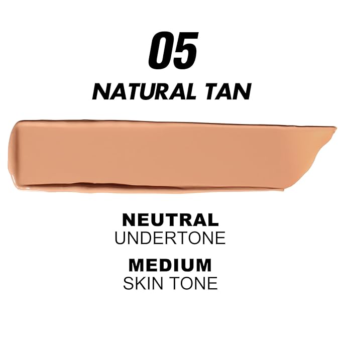 FOCALLURE 2 Pcs Liquid Foundation, Skin Evolution Foundation + Concealer, Full Coverage Foundation Makeup, Durable, Waterproof, Oil-Control, Hides Wrinkles & Lines, Natural Tan-Velvo Beauty