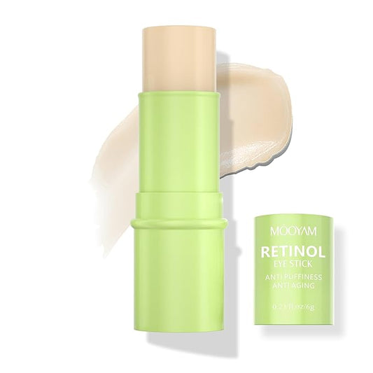 Retinol Eye Cream Brightening Eye Stick Anti-aging Eye Cream for Dark Circles and Puffiness Dark Circles Under Eye Treatment Under Eye Cream Puffy Eyes Treatment Firm Eye Bags Treatment for Men Women-Velvo Beauty