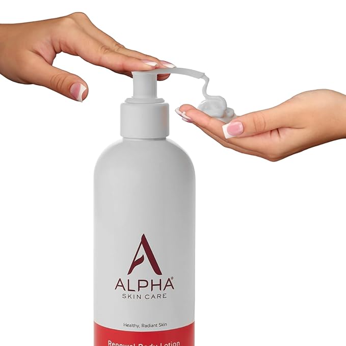 Alpha Skin Care Revitalizing Body Lotion, 12% Glycolic AHA, Simple & Effective Daily Moisturizer Hydroxy Acid, Hydrates & Exfoliates for Soft, Smooth Skin, Anti-Aging, 12 Oz, Pack of 2-Velvo Beauty