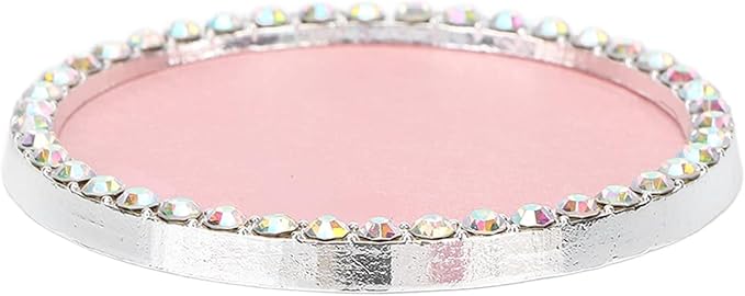 Nail Art Palette, Nail Charm Display Stand Painting Color Mixing Tray Makeup Mixing Plate, Pink-Velvo Beauty