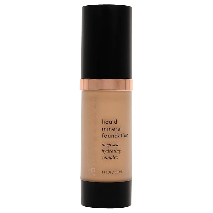 Youngblood Liquid Mineral Foundation, Sun Kissed | Lightweight, Dewy Full Coverage Makeup for Dry Skin | Poreless, Flawless Tinted Glow | Vegan, Cruelty Free, Gluten-Free-Velvo Beauty