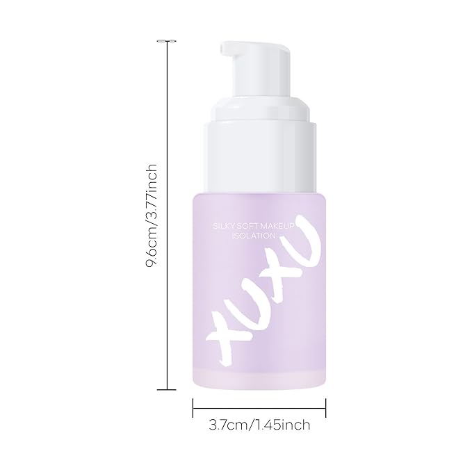Purple Color Correcting Makeup Primer, Tinted Face Primer Moisturizer Neutralize Skin Tone Brighten Blur Pores Hydrate Makeup Pore Primer Base Tone Correct- Dream Purple 30ML-Velvo Beauty