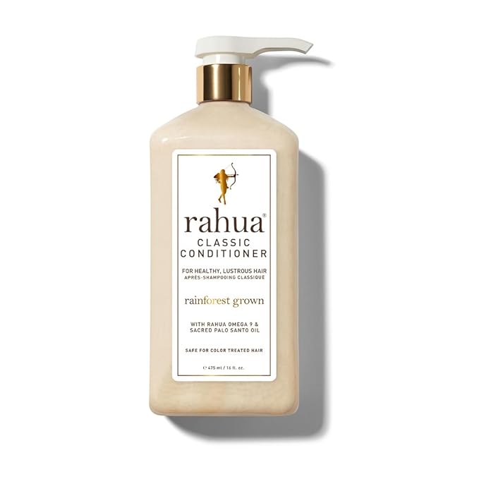 Rahua Classic Conditioner Lush Pump 16 Fl Oz, Made With Vegan Ingredients for Healthy Scalp and Hair, Safe for Color Treated Hair, Shampoo with Palo Santo Aroma, Best for All Hair Types-Velvo Beauty