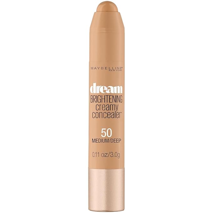 Maybelline New York Dream Brightening Creamy Concealer, Medium/Deep, 0.11 oz.-Velvo Beauty