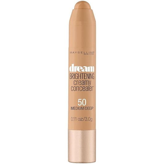 Maybelline New York Dream Brightening Creamy Concealer, Medium/Deep, 0.11 oz.-Velvo Beauty