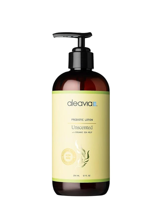 Aleavia Unscented Prebiotic Body Lotion – Fragrance-Free, All-Natural Moisturizing Body Lotion – Sulfate-Free Lotion for Sensitive Skin – 12 Oz-Velvo Beauty
