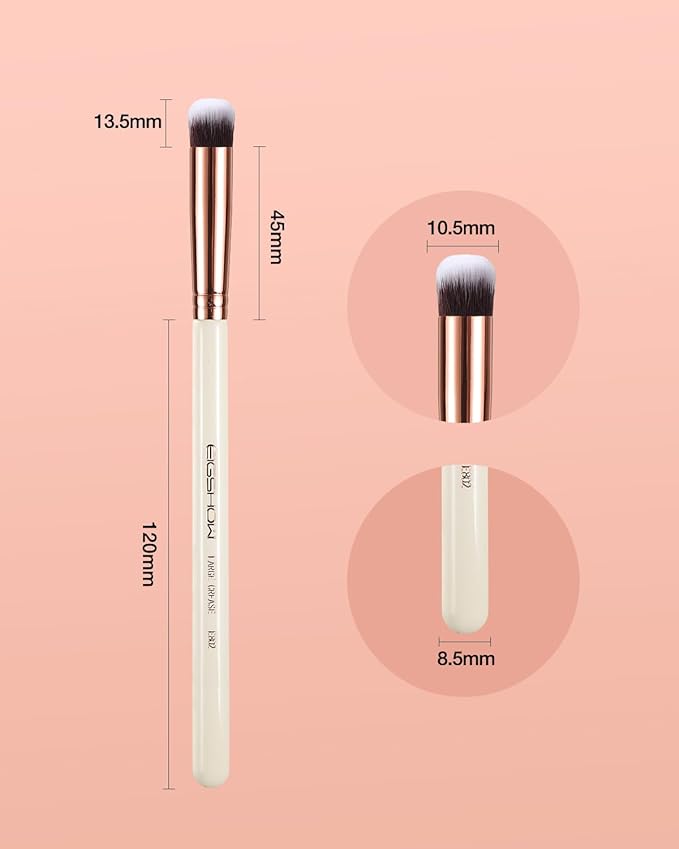 Eyeshadow Primer Brush Concealer Brush Crease Brush Eyeshadow Makeup Brush - Ivory-Velvo Beauty